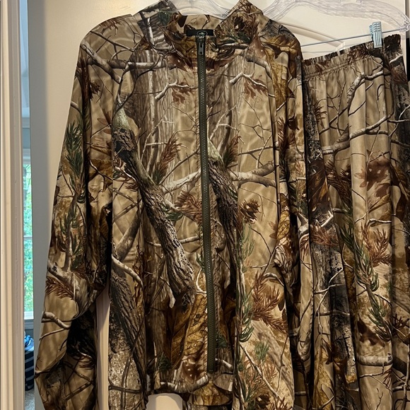 RedHead Camouflage  Apparel Zipper Jacket Elastic Pants Lightweight 2XL/3XL - Picture 2 of 9